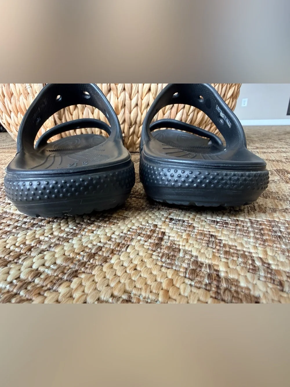 CROCS Classic Black Slide Sandals Unisex Size Mens 10 Womens 12